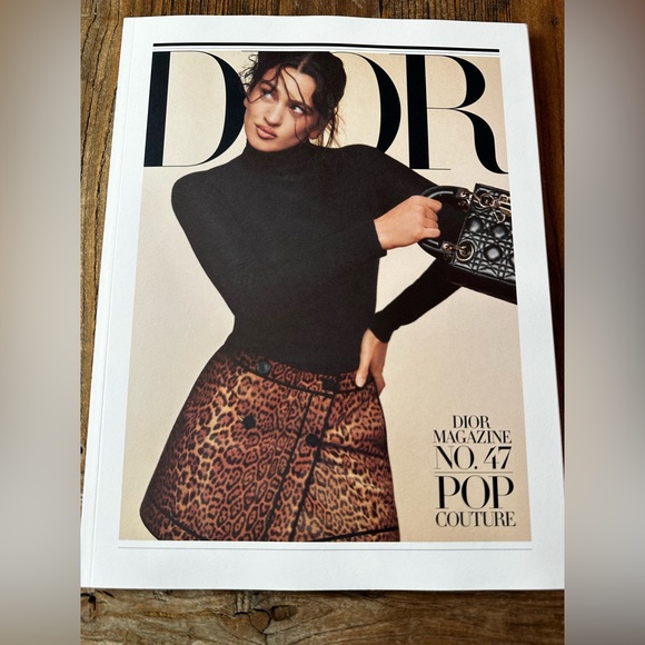 Dior Pop Couture Coffee Table Book with Black and Brown Accents magazine - Picture 1 of 3
